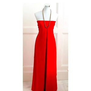 Wide Leg Jumpsuit red, size 6
